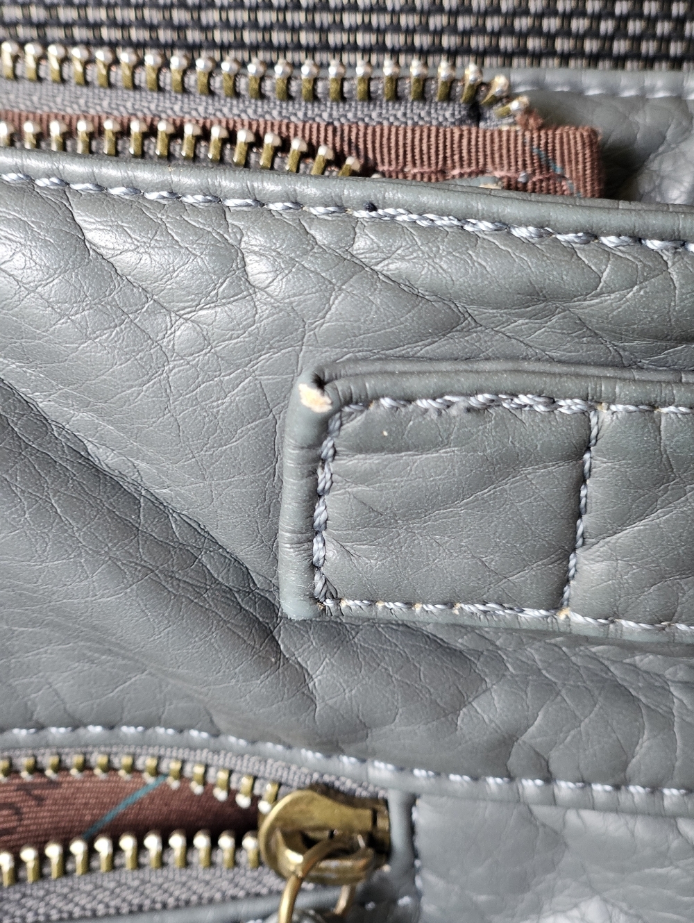 Mountain West Washed Leather Crossbody Bag View 3